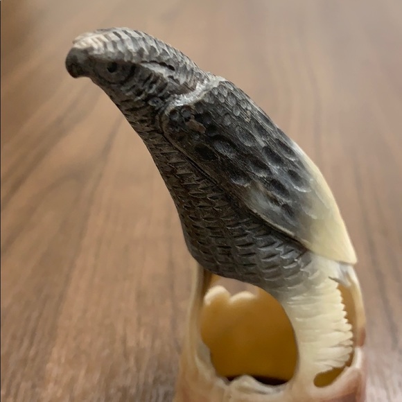 Hand carved eagle Traditional Kyrgyzstan artisan - Picture 7 of 7